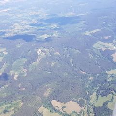 Verortung via Georeferenzierung der Kamera: Aufgenommen in der Nähe von Okres Klatovy, Tschechien in 2200 Meter